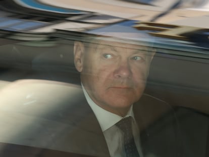 German Chancellor Olaf Scholz arrived at the Munich Conference on Saturday.